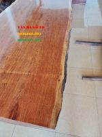 Mặt bàn gỗ cẩm lai nam phi dài 3m2