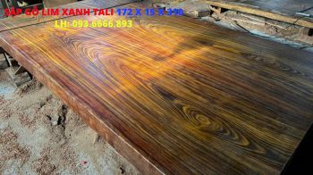 Sập gỗ nguyên khối Gỗ Lim Xanh Tali 172 x 15 x 310