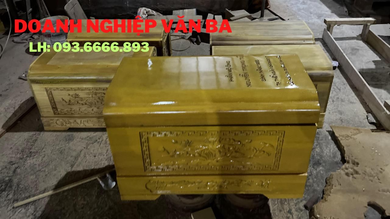 Quách gỗ vàng tâm