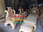 Bàn ghế gỗ| Bàn ghế Tần Thủy Hoàng gỗ gụ 6 món tay 12