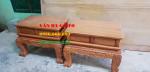 Bàn ghế gỗ| Minh đào tay 14 cm mặt tràn 10 món