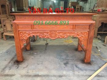 Bàn thờ gia tiên gỗ gụ mẫu mới