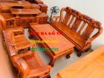 Bàn ghế gỗ| Minh đào gỗ hương đá tay 12