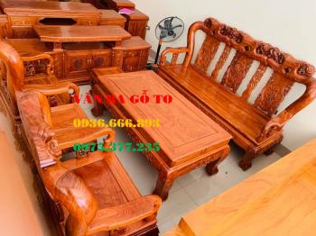Bàn ghế gỗ| Minh đào gỗ hương đá tay 12