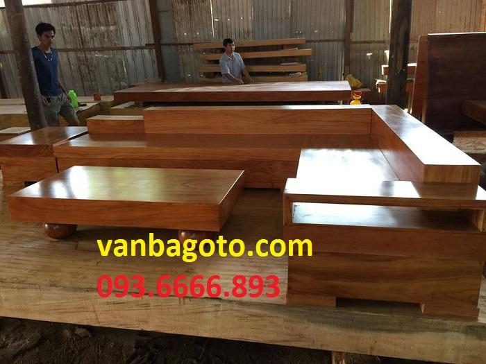 kích thước bàn ghế Sofa gỗ nguyên khối