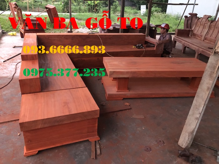Sofa gỗ nguyên tấm