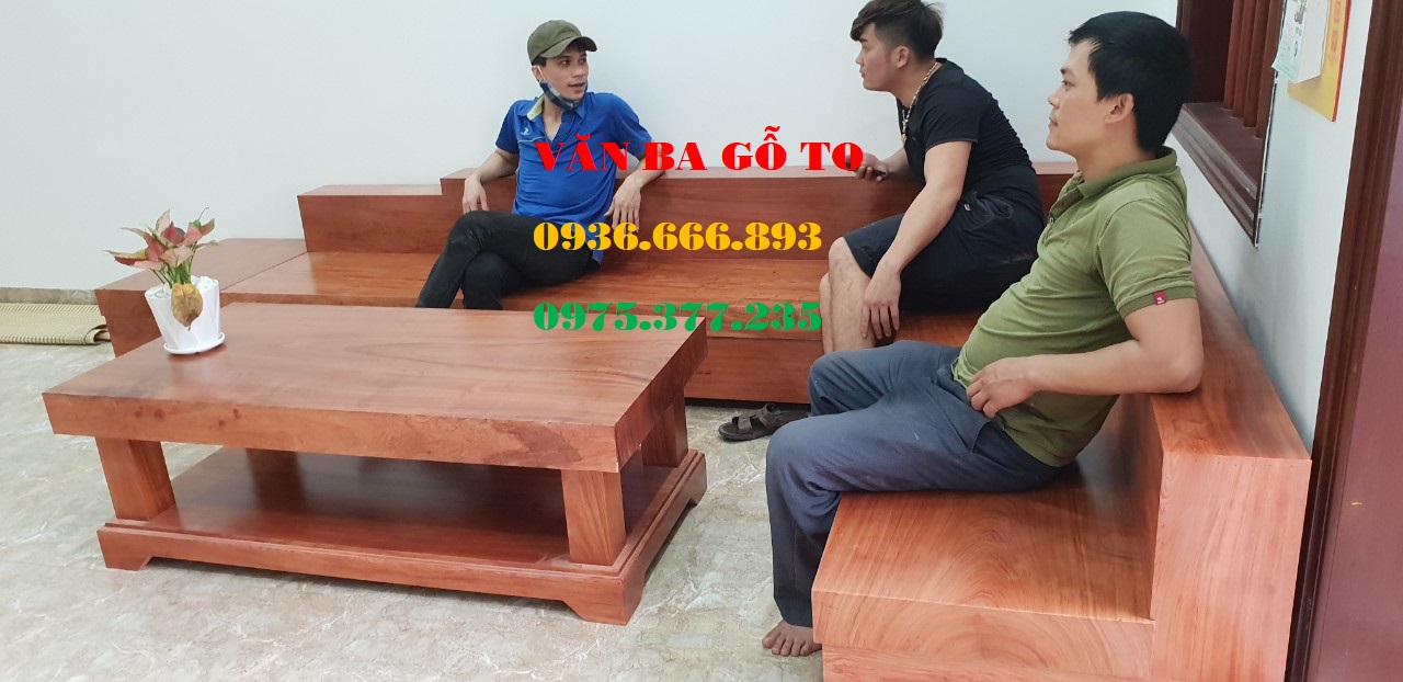 Sofa gỗ nguyên tấm