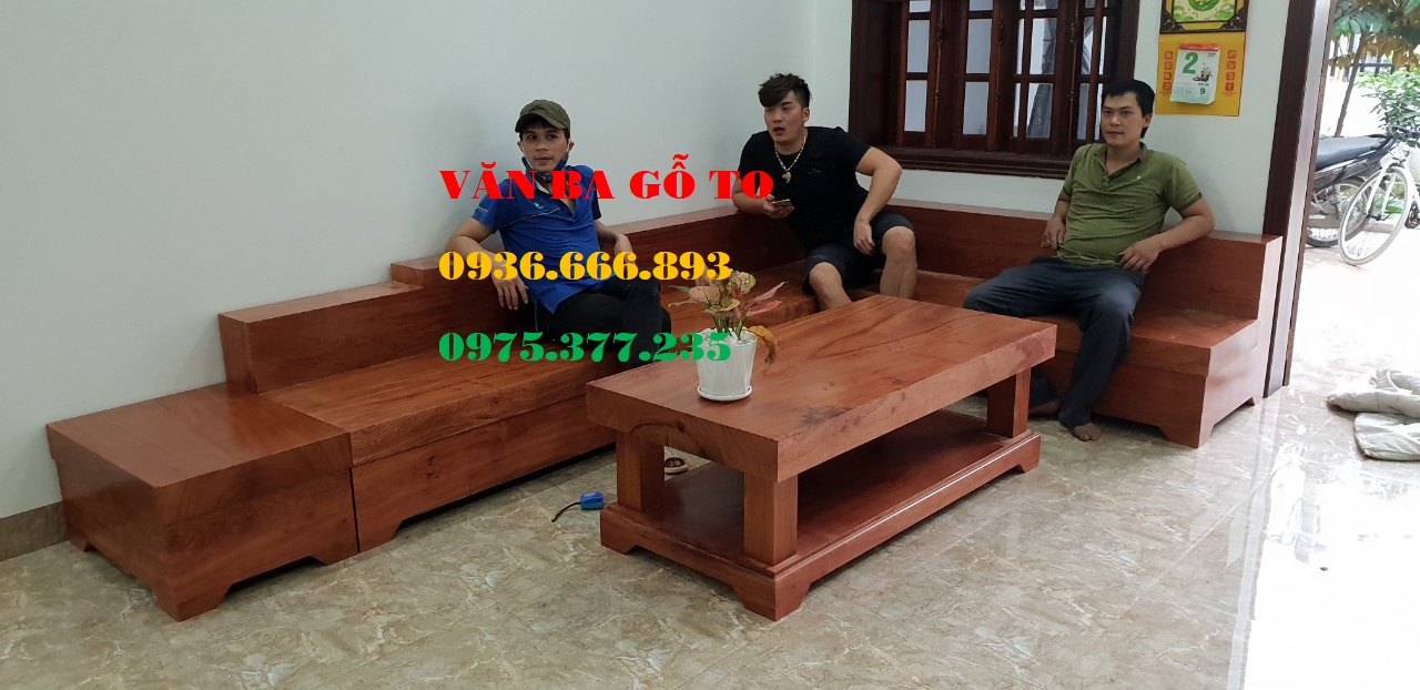 Sofa gỗ nguyên tấm