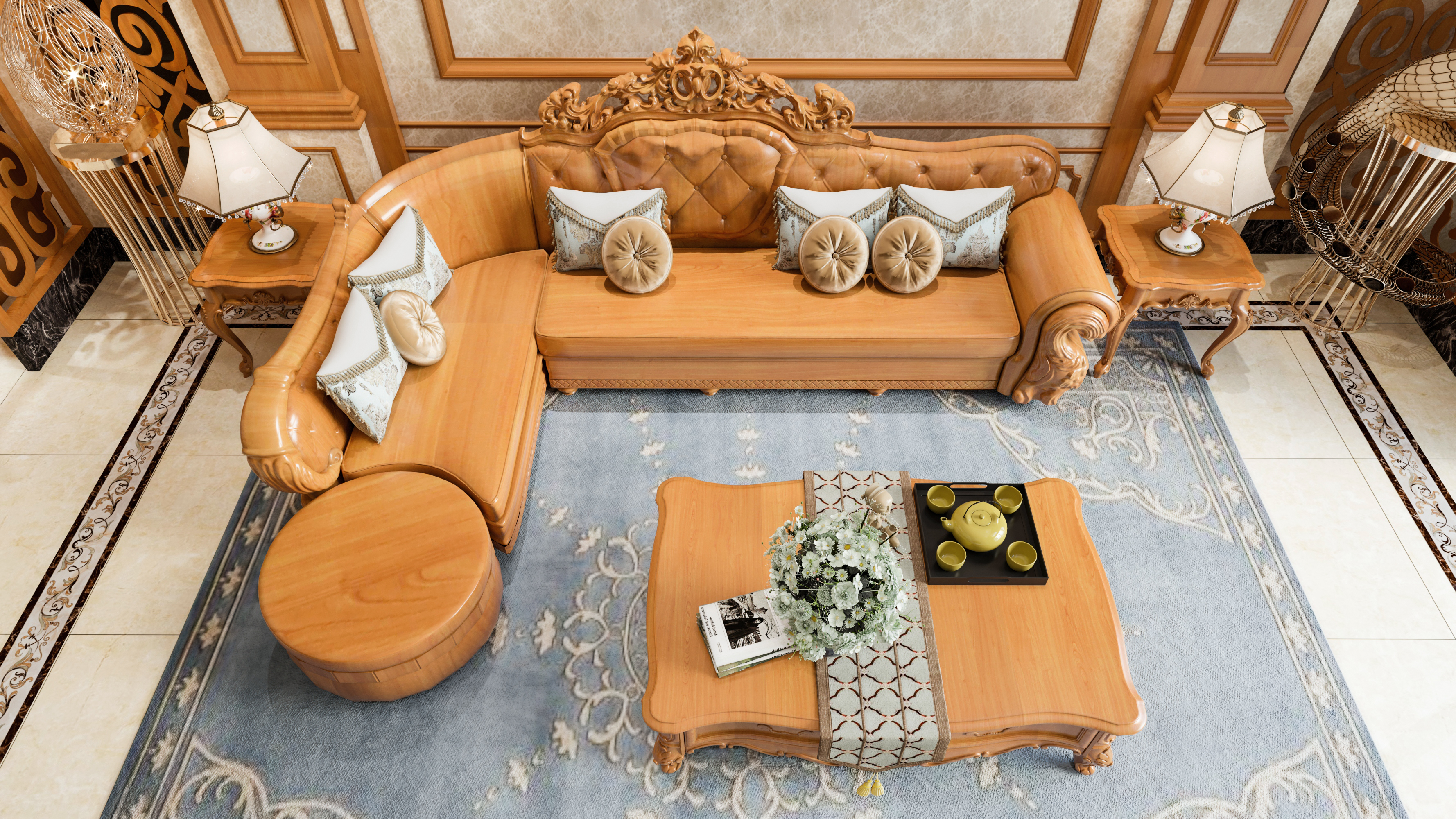 Sofa gỗ 